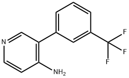 3-(3-(trifluoroMethyl)phenyl)pyridin-4-aMine Struktur