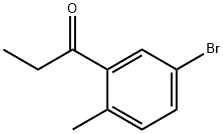 1-(5-bromo-2-methylphenyl)propan-1-one Struktur