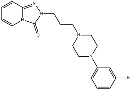 Trazodone impurity 3/Trazodone Bromo Analog/2-{3-[4-(3-Bromophenyl)piperazin-1-yl]propyl}-[1,2,4]triazolo[4,3-a]pyridin-3(2H)-one Struktur