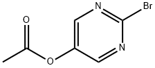 2-Bromo-5-acetoxypyrimidine Struktur