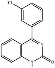 2-Hydroxy-4-(3-chlorophenyl)quinazoline Struktur