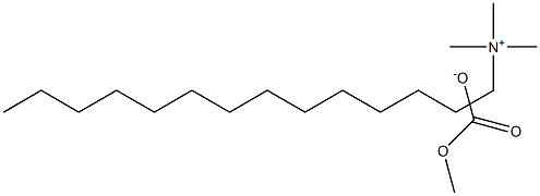 N,N,N-trimethyltetradecan-1-aminium methylcarbonate Structure