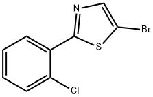 5-Bromo-2-(2-chlorophenyl)thiazole Struktur