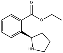 ETHYL 2-((2R)PYRROLIDIN-2-YL)BENZOATE Struktur