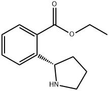 ETHYL 2-((2S)PYRROLIDIN-2-YL)BENZOATE Struktur