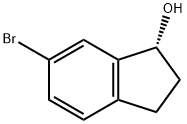 (R)-6-bromo-2,3-dihydro-1H-inden-1-ol Struktur