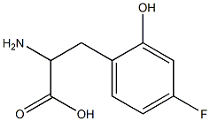 2-AMINO-3-(4-FLUORO-2-HYDROXYPHENYL)PROPANOIC ACID Struktur