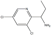 1-(3,5-DICHLOROPYRIDIN-2-YL)PROPAN-1-AMINE Struktur