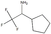 1-CYCLOPENTYL-2,2,2-TRIFLUOROETHAN-1-AMINE Struktur