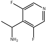 1-(3,5-difluoropyridin-4-yl)ethan-1-amine Struktur