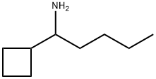 1-cyclobutylpentan-1-amine Struktur