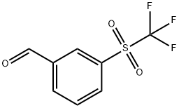 3-(Trifluoromethylsulfonyl)benzaldehyde Struktur