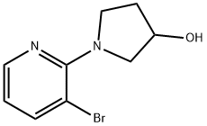 1-(3-BROMOPYRIDIN-2-YL)PYRROLIDIN-3-OL Struktur