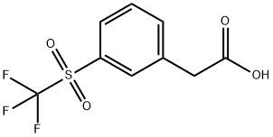 3-(Trifluoromethylsulfonyl)phenylacetic acid