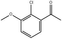 1-(2-Chloro-3-methoxy-phenyl)-ethanone Struktur