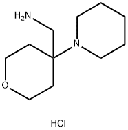 [4-(piperidin-1-yl)oxan-4-yl]methanamine dihydrochloride Struktur