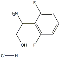 2-AMINO-2-(2,6-DIFLUOROPHENYL)ETHAN-1-OL HYDROCHLORIDE Struktur