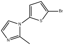 2-Bromo-5-(2-methylimidazol-1-yl)thiophene Struktur