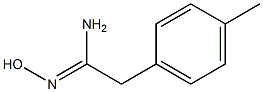 N'-hydroxy-2-(4-methylphenyl)ethanimidamide Struktur