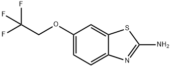 6-(2,2,2-trifluoroethoxy)-1,3-benzothiazol-2-amine Struktur