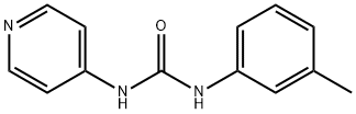 1-[(3-Methylphenyl)]-3-(pyridin-4-yl)urea Struktur