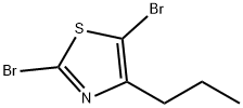 2,5-Dibromo-4-(n-propyl)thiazole Struktur