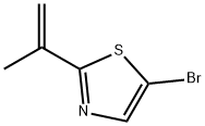 5-Bromo2-(iso-propenyl)thiazole Struktur