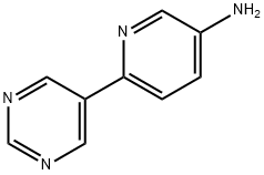 3-AMINO-6-(5-PYRIMIDYL)PYRIDINE Struktur