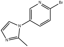 2-Bromo-5-(2-methylimidazol-1-yl)pyridine Struktur