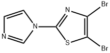 4,5-Dibromo-2-(imidazol-1-yl)thiazole Struktur