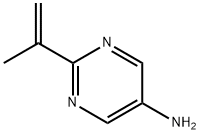 5-Amino-2-(iso-propenyl)pyrimidine Struktur