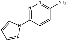 3-Amino-6-(1H-pyrazol-1-yl)pyridazine Struktur