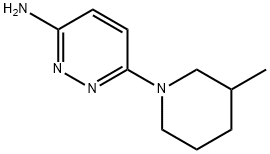 3-Amino-6-(3-methylpiperidin-1-yl)pyridazine Struktur