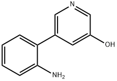 3-Hydroxy-5-(2-aminophenyl)pyridine Struktur