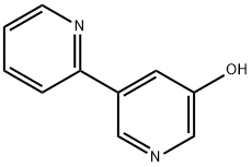 3-Hydroxy-5-(2-pyridyl)pyridine Struktur