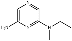 2-Amino-6-(methylethylamino)pyrazine Struktur