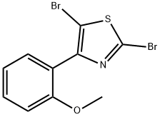 2,5-Dibromo-4-(2-methoxyphenyl)thiazole Struktur