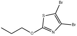 4,5-Dibromo-2-(n-propoxy)thiazole Struktur