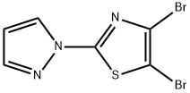 4,5-Dibromo-2-(1H-pyrazol-1-yl)thiazole Struktur