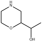 1-(morpholin-2-yl)ethan-1-ol Struktur