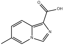 6-methylimidazo[1,5-a]pyridine-1-carboxylic acid Struktur