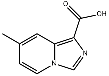 7-methylimidazo[1,5-a]pyridine-1-carboxylic acid Struktur