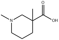 1,3-dimethylpiperidine-3-carboxylic acid Struktur