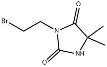 3-(2-BROMOETHYL)-5,5-DIMETHYLIMIDAZOLIDINE-2,4-DIONE Struktur