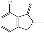 7-Bromo-2-methylisoindolin-1-one Struktur