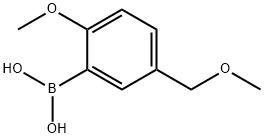 2-Methoxy-5-(methoxymethyl)phenylboronic acid Struktur