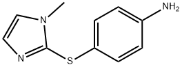 4-[(1-methyl-1H-imidazol-2-yl)sulfanyl]aniline Struktur