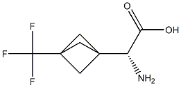 (R)-2-氨基-2-(3-(三氟甲基)雙環(huán)[1.1.1]戊-1-基)乙酸, 1334160-84-7, 結(jié)構(gòu)式