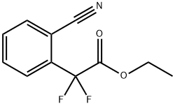 Ethyl 2-(2-Cyanophenyl)-2,2-difluoroacetate Struktur