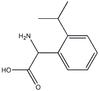 2-AMINO-2-[2-(METHYLETHYL)PHENYL]ACETIC ACID Struktur